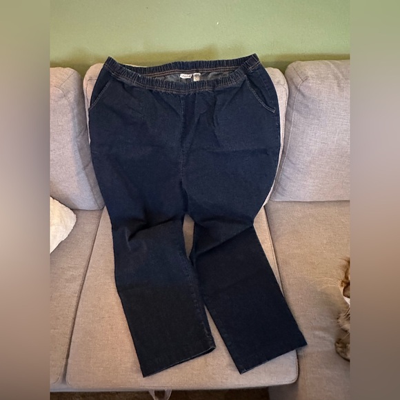 croft & barrow Denim - Croft & Barrow Dark Blue Denim Stretch Jeans